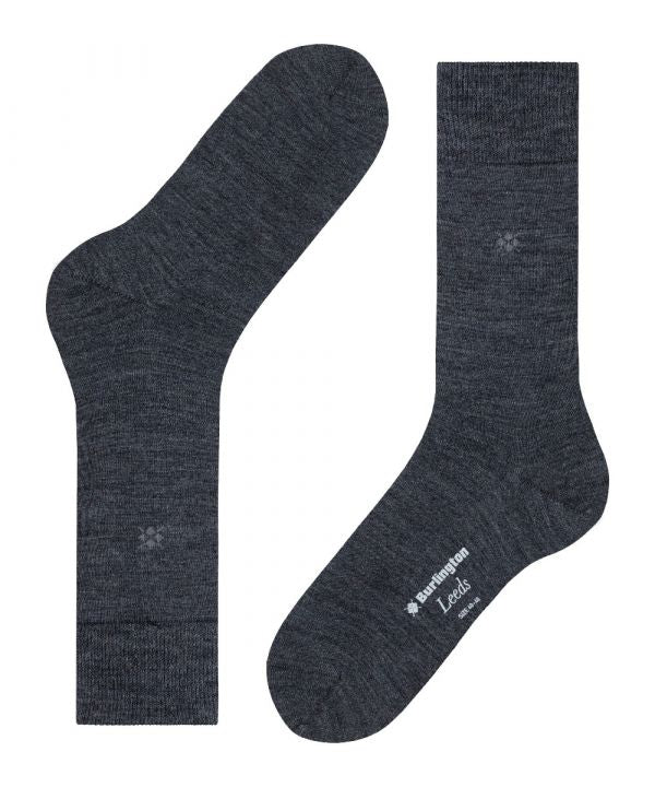 Leeds Herrensocken | Grau