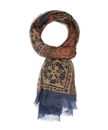 Stetson Schal Sommerfliesen | Blau