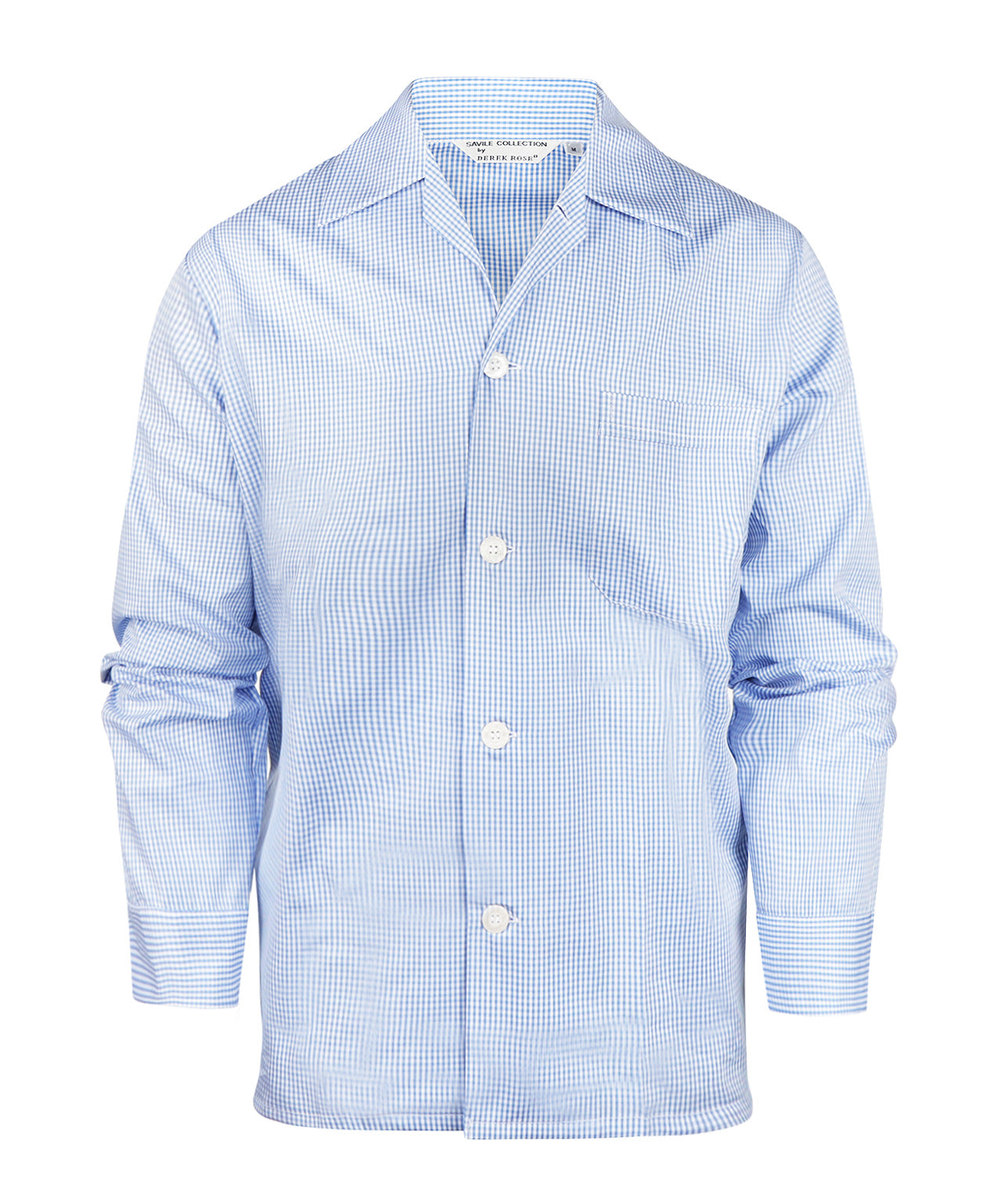 Baumwollpyjama-Set | Blau