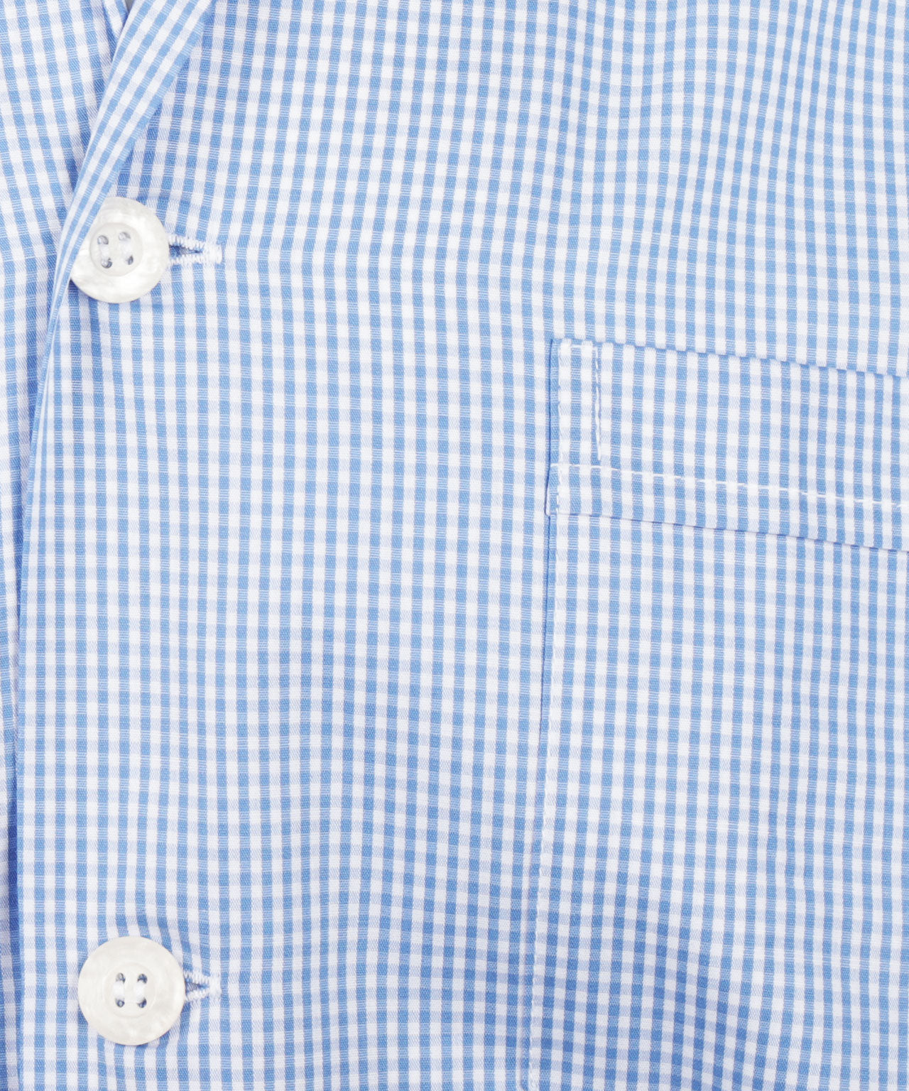 Baumwollpyjama-Set | Blau