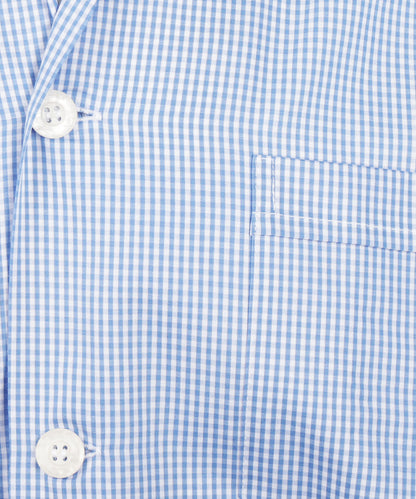 Baumwollpyjama-Set | Blau