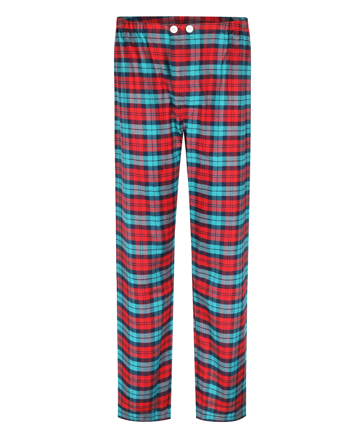 Derek Rose Pyjama | Aqua Red check