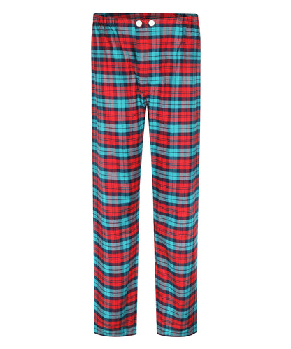 Derek Rose Pyjama | Aqua Red check