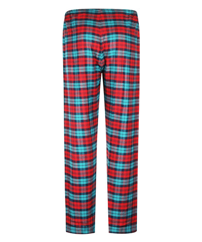 Derek Rose Pyjama | Aqua Red check