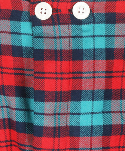 Derek Rose Pyjama | Aqua Red check
