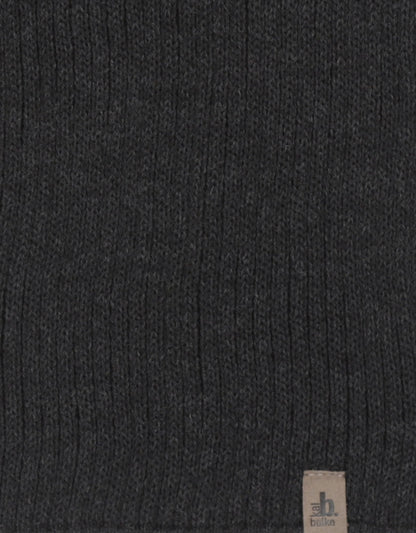 Strickschal aus Wolle | Anthrazit