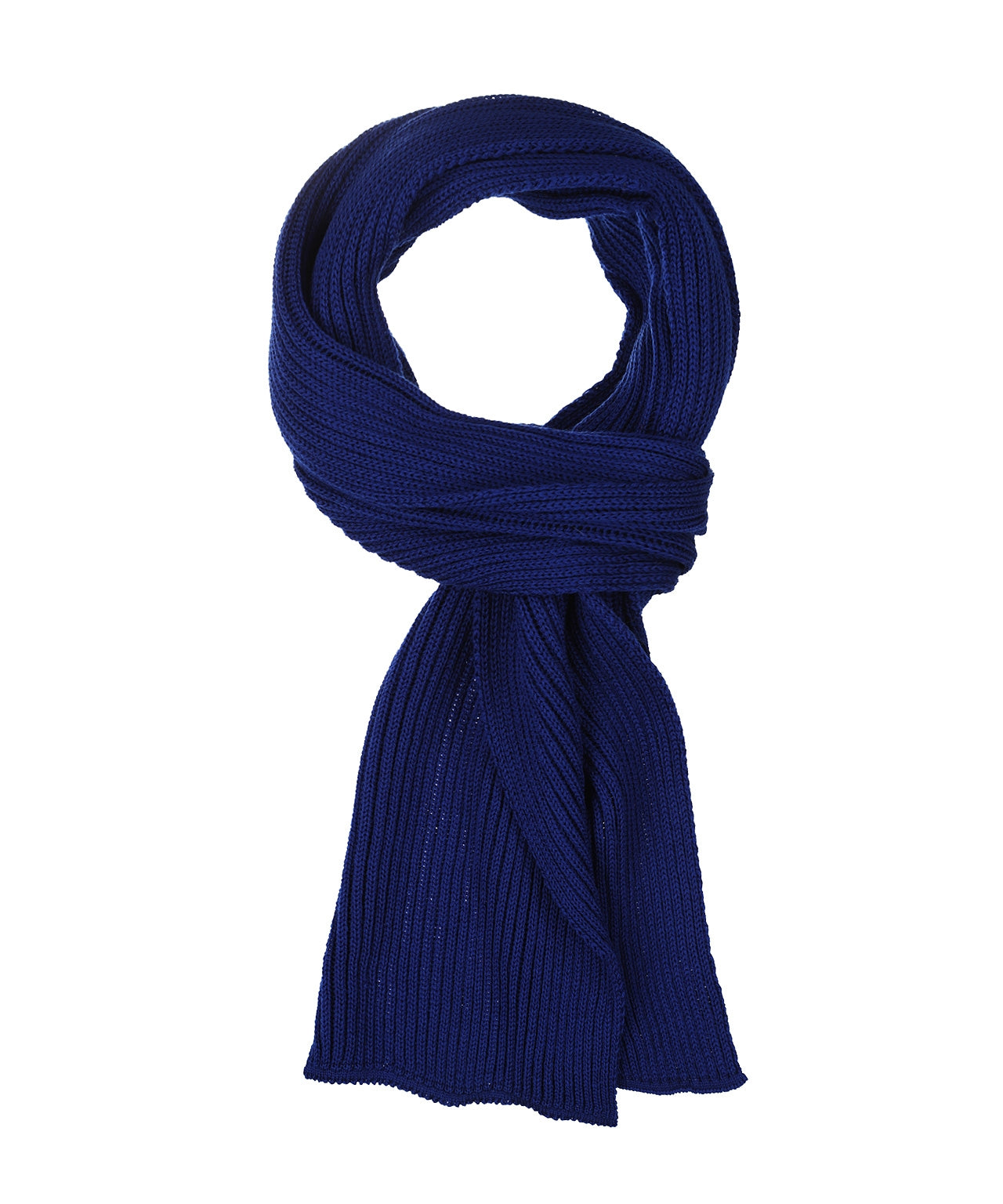Gestrickter Wollschal | Blau
