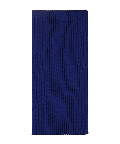 Gestrickter Wollschal | Blau