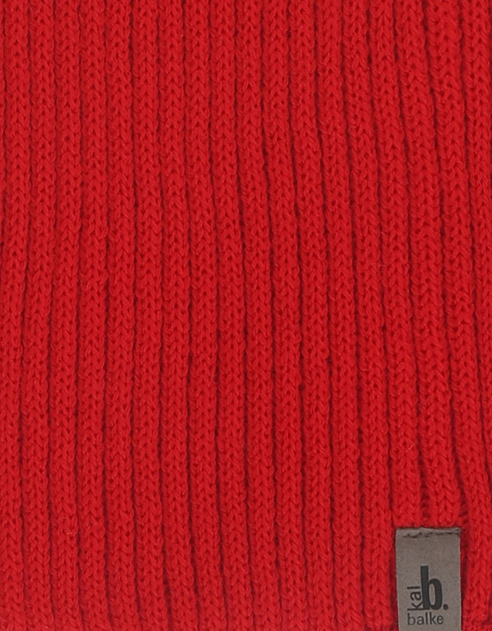 Gestrickter Wollschal | Rot