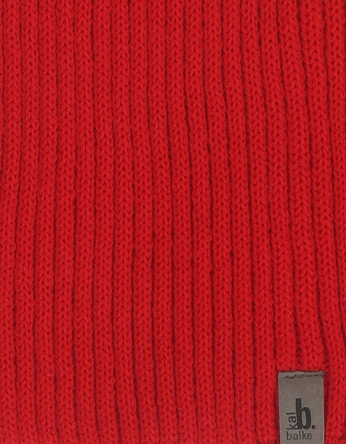 Sjaal gebreid wol | Rood