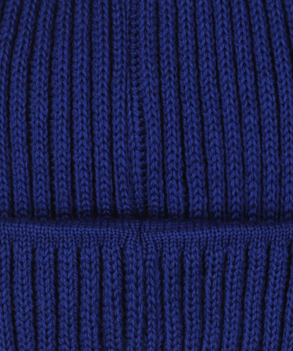 Mütze aus weicher Merinowolle | Blau