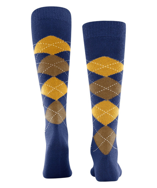 Preston heren kniekousen | Blauw