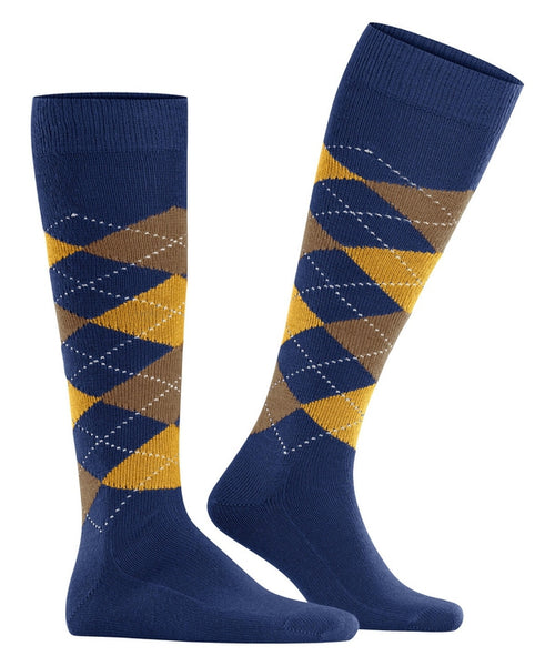 Preston heren kniekousen | Blauw