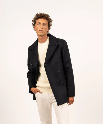 Peacoat Galion zweireihiger Anzug | Marineblau