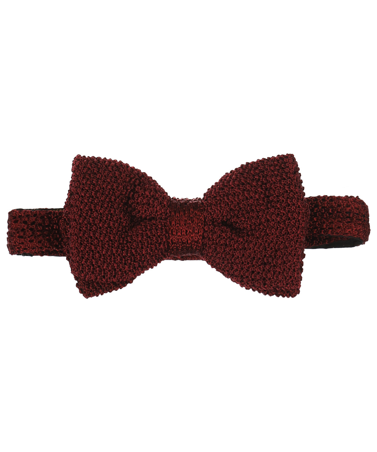 Elegante Seidenfliege | Bordeauxrot