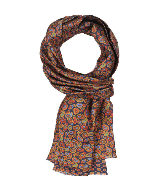 Sjaal Zijde dubbel | Multi Kleur
