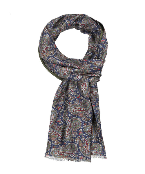 Sjaal Dubbel Zijde | Blauw