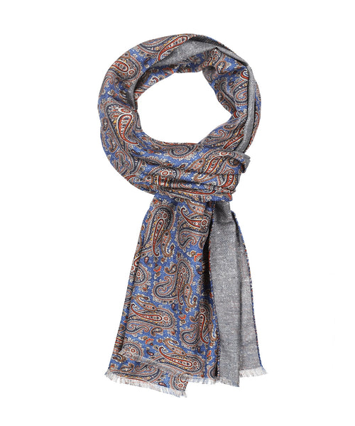 Sjaal Dubbel Zijde | Blauw