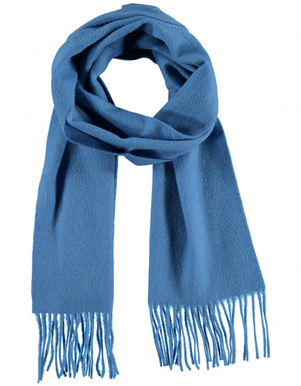 Uni Sjaal Lamswol | Helder Blauw
