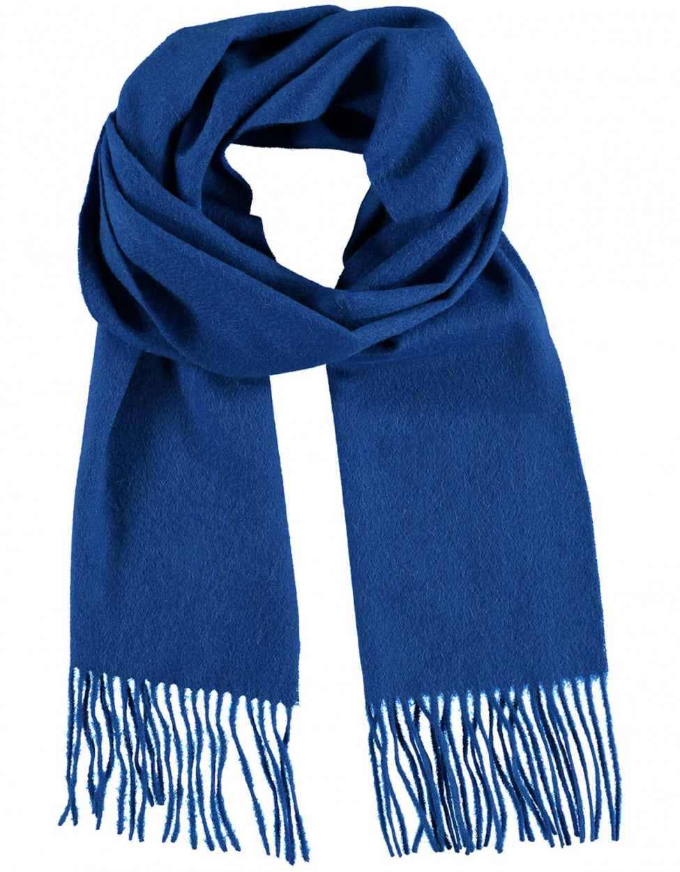 Uni Sjaal Lamswol | Kobalt Blauw