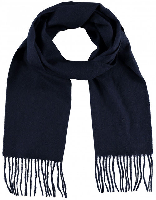 Sjaal Lamswol 190x30 | Navy Blauw