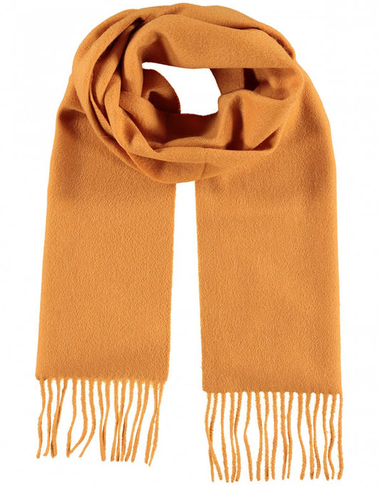 Uni Sjaal Lamswol | Licht Oranje
