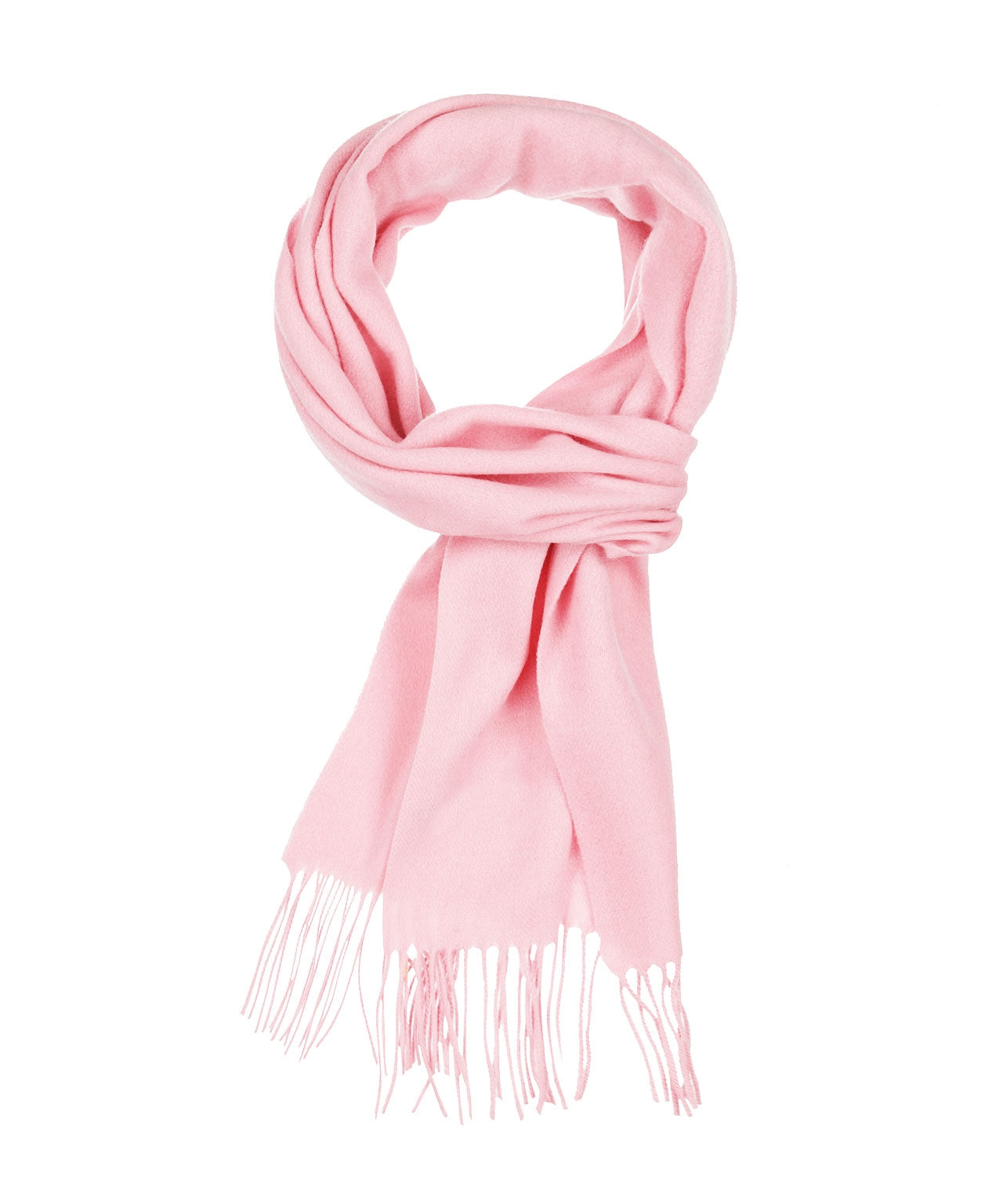Uni Sjaal Lamswol | Roze