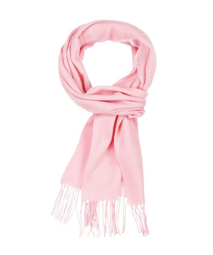 Uni Sjaal Lamswol | Roze