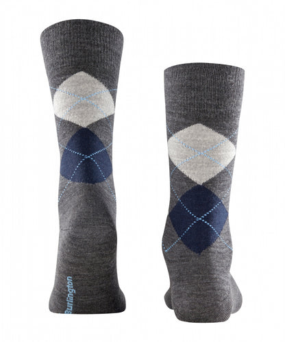 Edinburgh Herrensocken | Grau