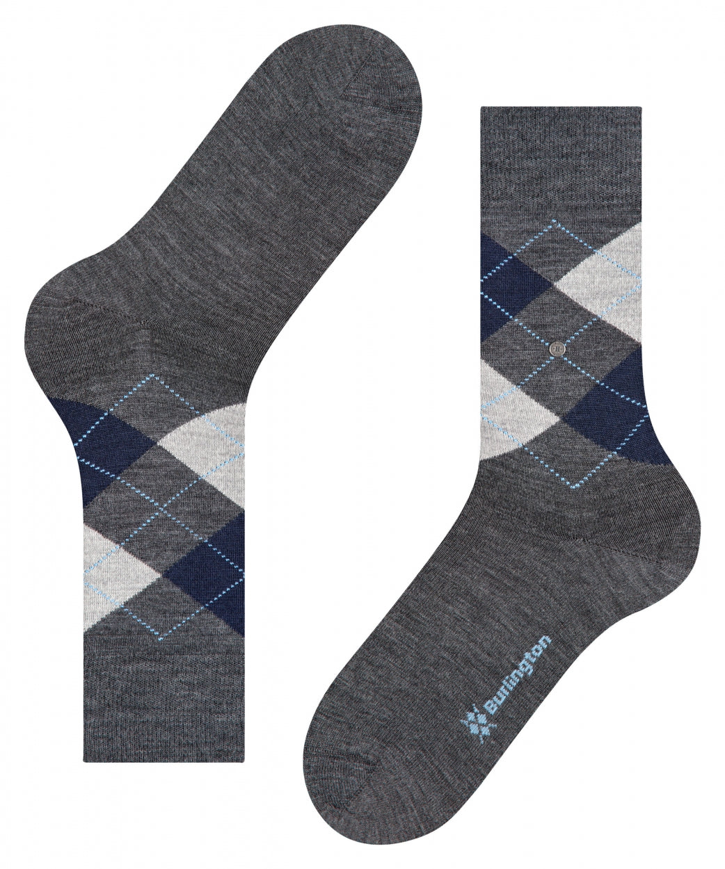 Edinburgh Herrensocken | Grau