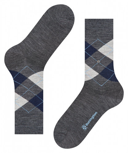 Edinburgh Herrensocken | Grau