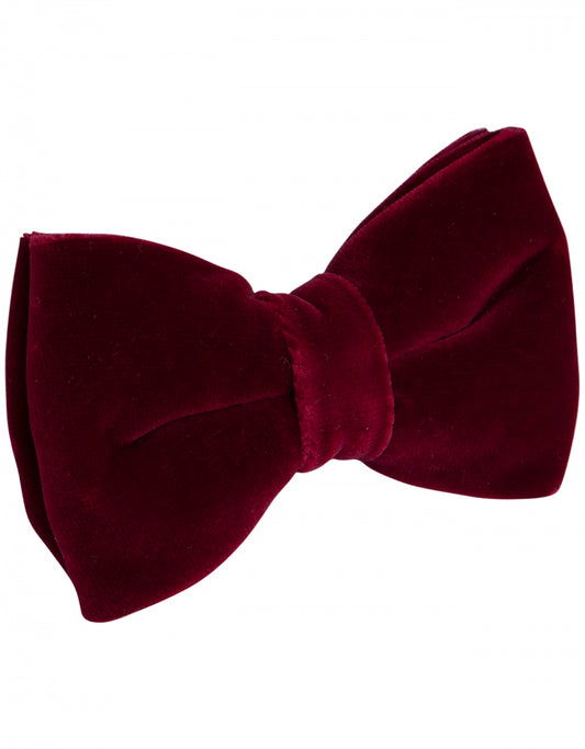 Bowtie Velour | Bordeaux