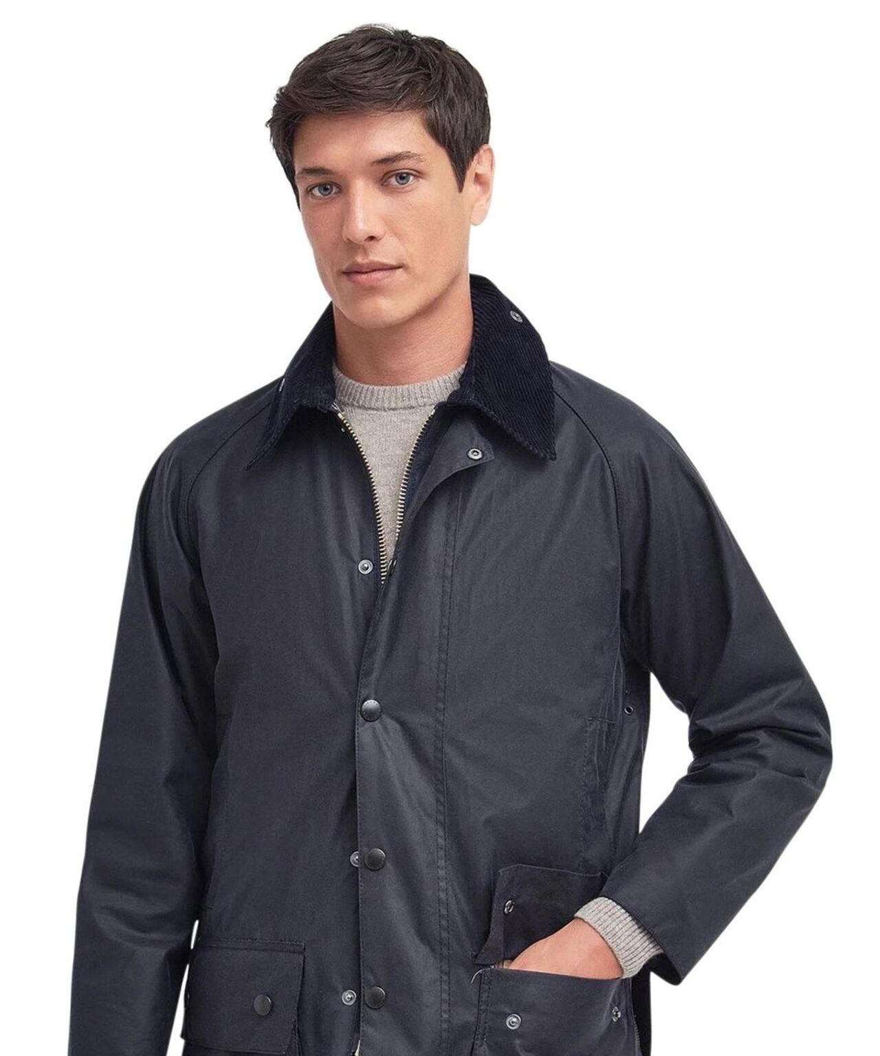 Beaufort Wax Jacket | Navy