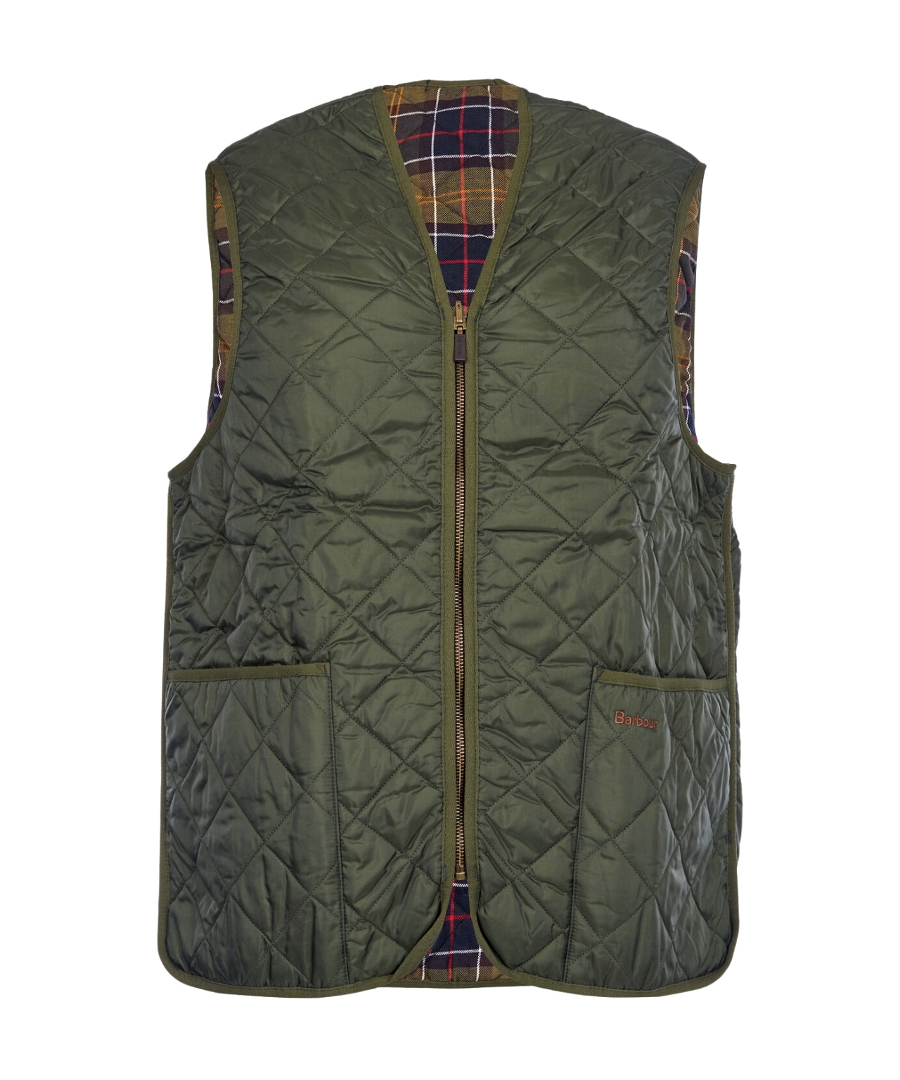 Quilted Zip-in-Liner | Olive/Classic