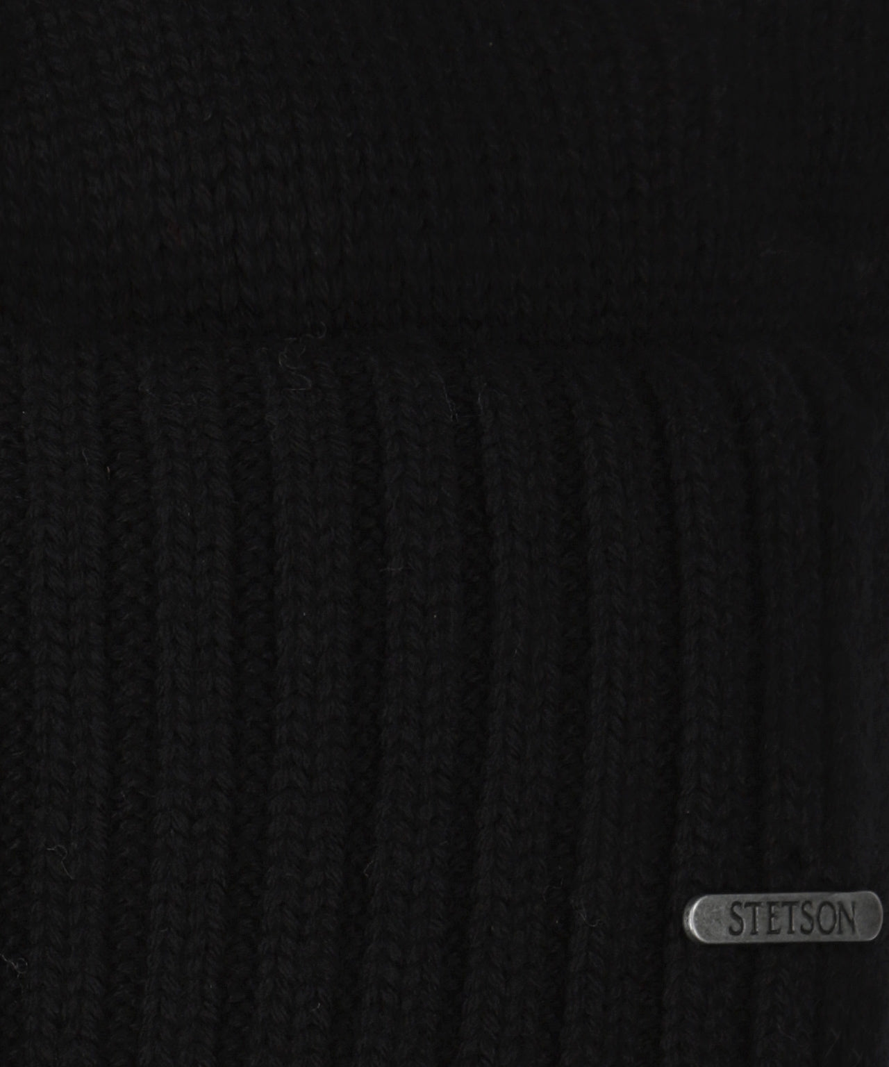 Stetson-Mütze Merino | Schwarz