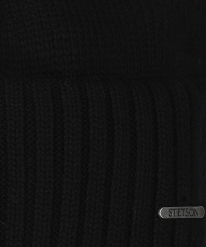 Stetson-Mütze Merino | Schwarz