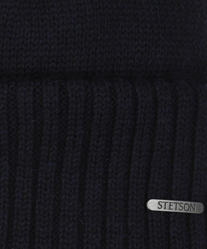 Stetson-Mütze aus Merinowolle | Marineblau