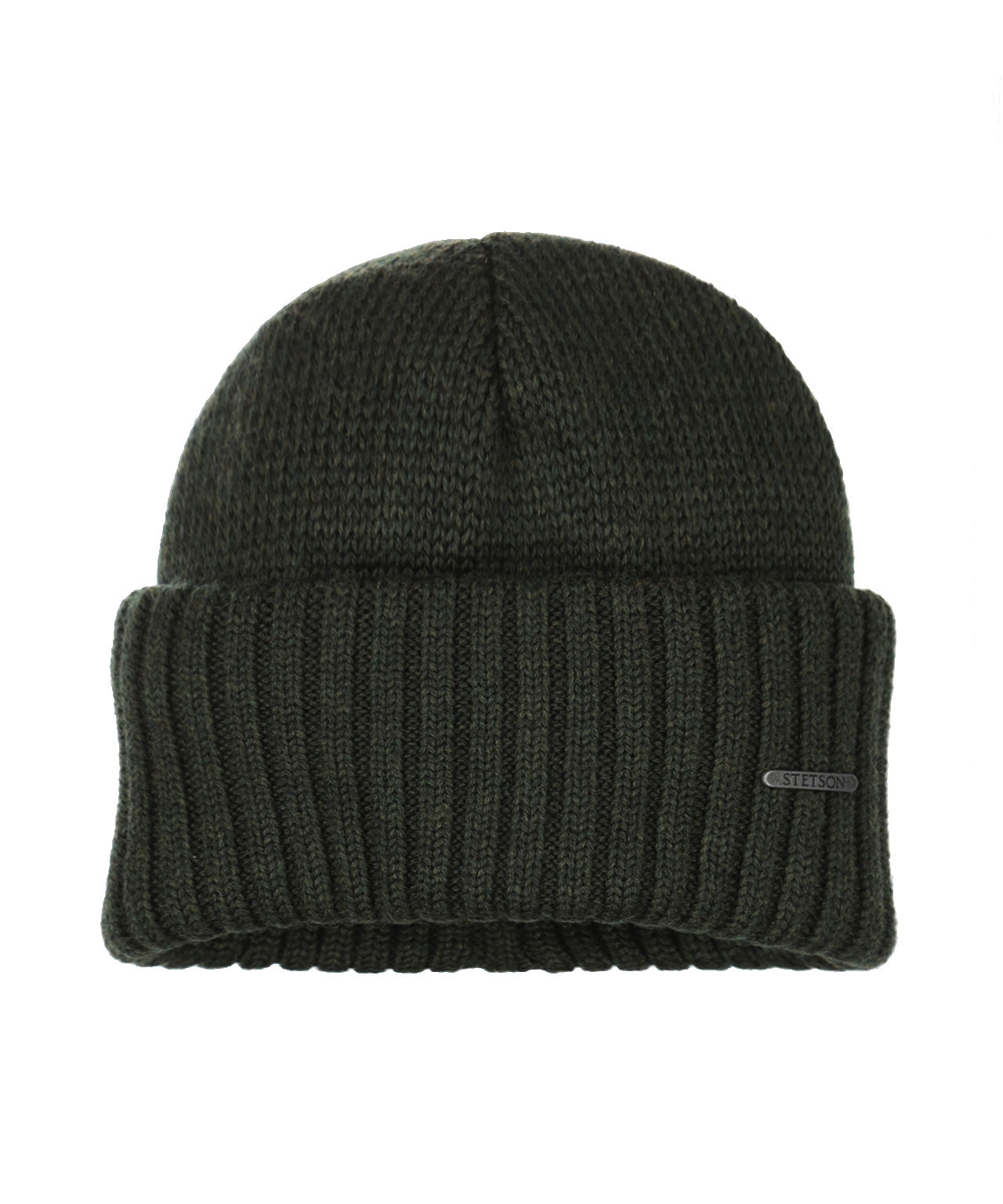 Beanie Merino | Mos Groen