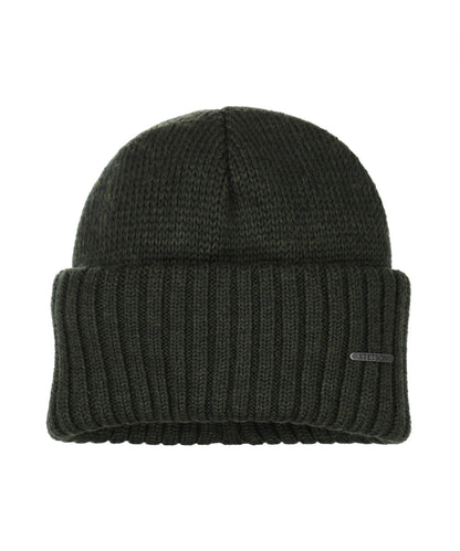 Beanie Merino | Mos Groen