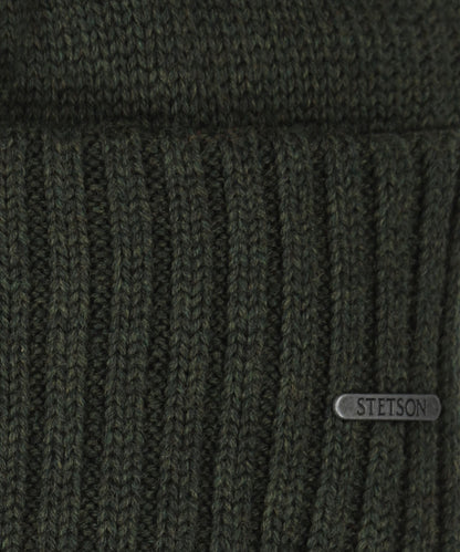 Beanie Merino | Mos Groen