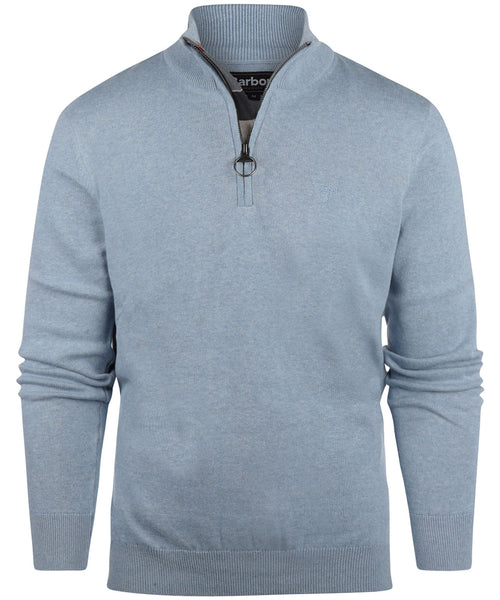 Barbour Cotton Half Zip Pullover | Blauw