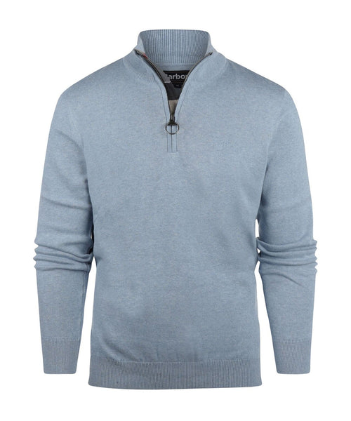 Barbour Cotton Half Zip Pullover | Blauw