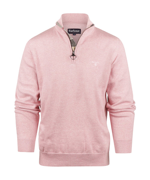 Barbour Cotton Half Zip Pullover | Roze