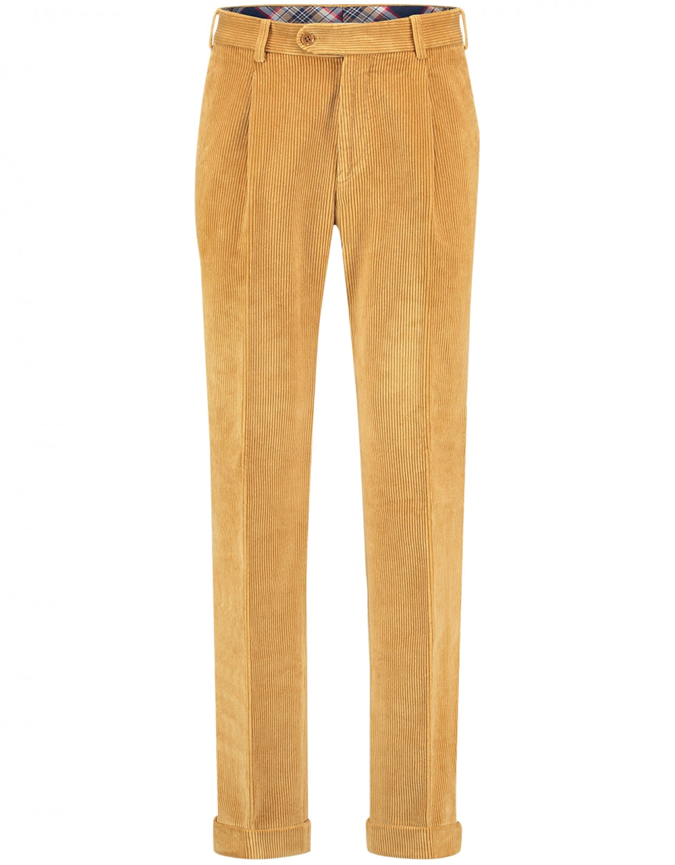 Cordhose mit breitem Rippstrick | Beige
