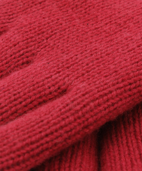 Warme Wolmix Handschoenen | Rood