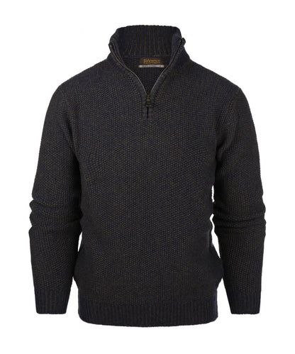 Pullover mit Reißverschluss | Blau
