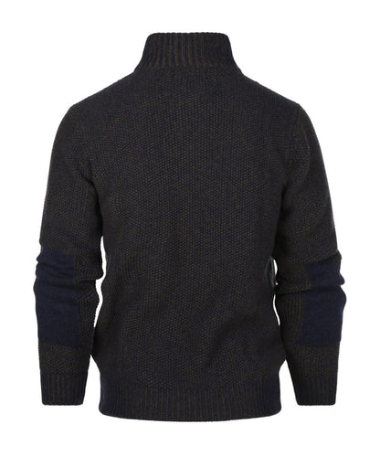 Pullover mit Reißverschluss | Blau