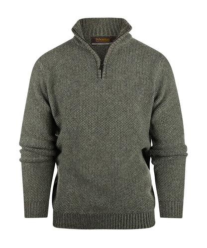 Pullover mit Reißverschluss | Braun