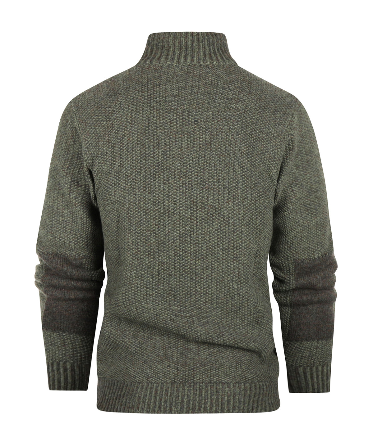Pullover mit Reißverschluss | Braun