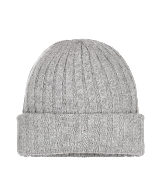 Beanie Cashmere | Grey Silver